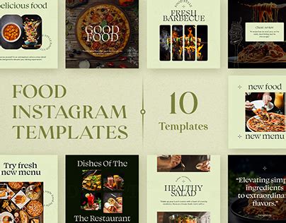 Food Template Examples