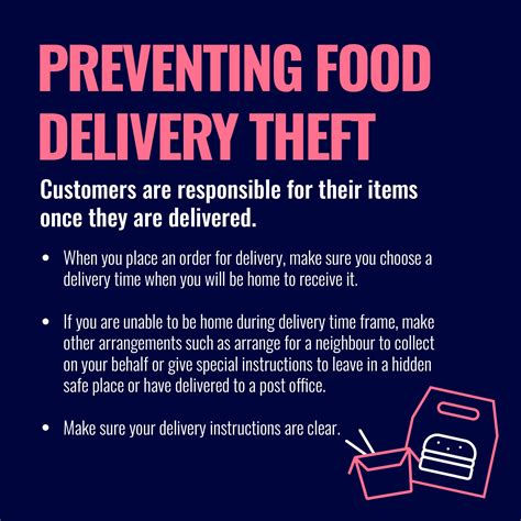 Food theft prevention strategies