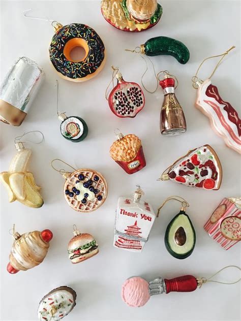 Food-Themed Christmas Ornaments