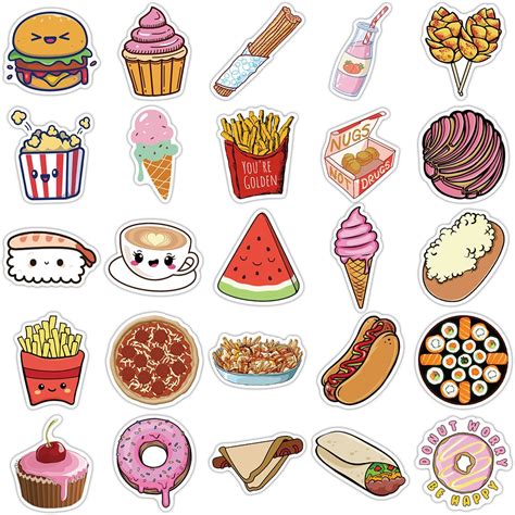 Food Themed Stickers