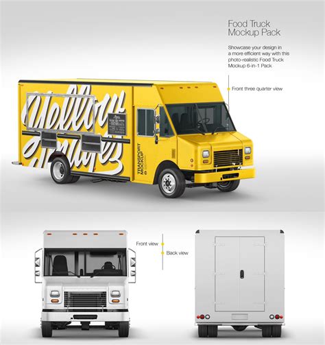 Food truck design template inspiration