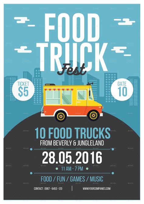 Food Truck Flyer Template