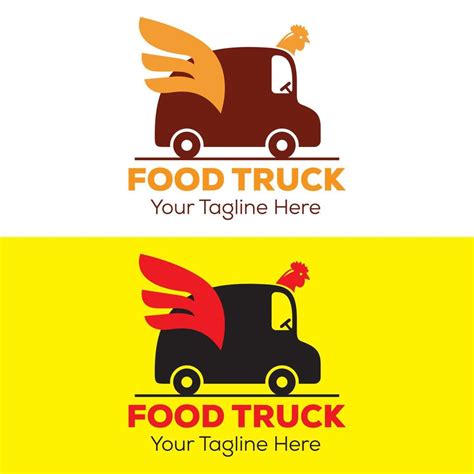 Food Truck Logo Template Design