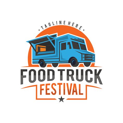 Food Truck Logo Template Canva