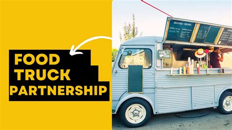 Food truck partnerships for food stamps