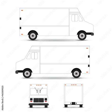 Customizable 3D Food Truck Template 1