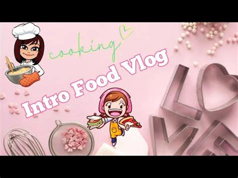 Food vlog intro template