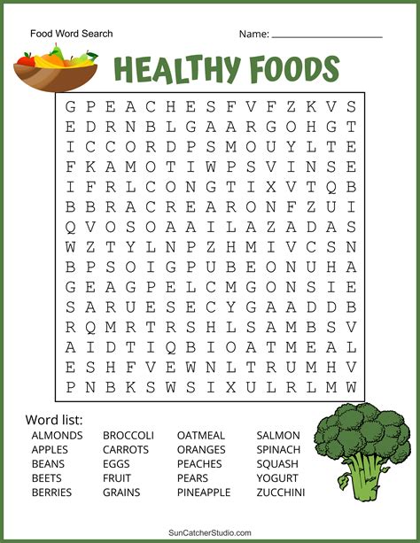 Food Word Search