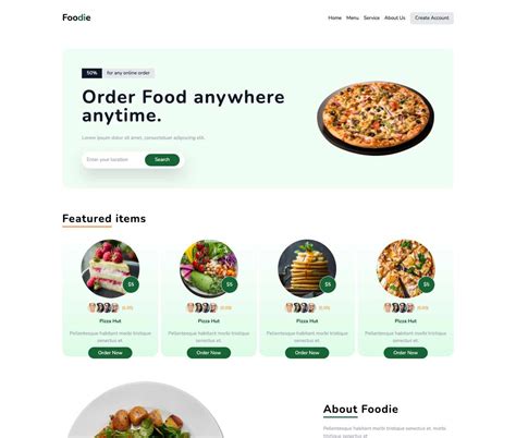 Foodie Welcome Book Template