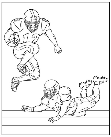 Football coloring pages