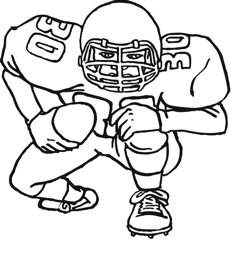 Football colouring pages for kids