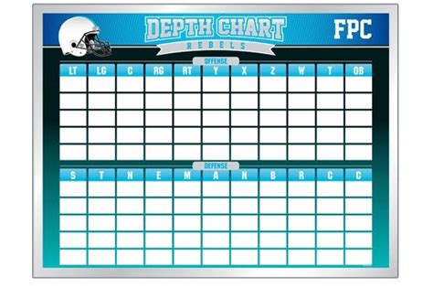 Football Depth Chart Template Word