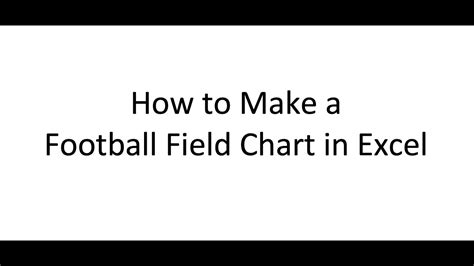 Benefits of using a football field Excel template