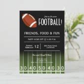 Football Field Invitation