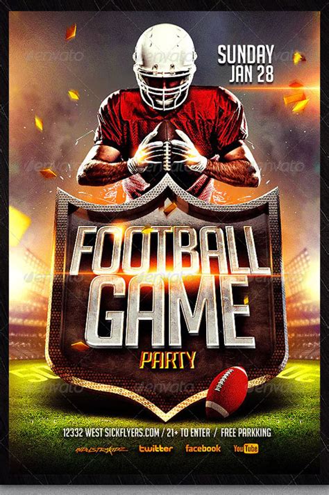 Football Flyer Templates Free Download