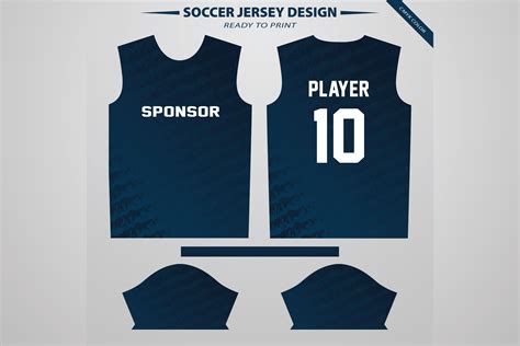 Football Jersey Template Design 2