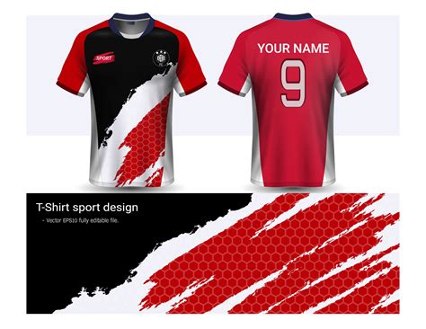 Football Jersey Template Design 6