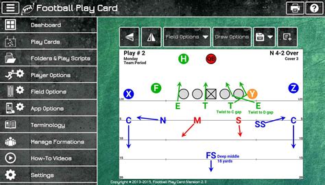 Blank Football Play Template Format