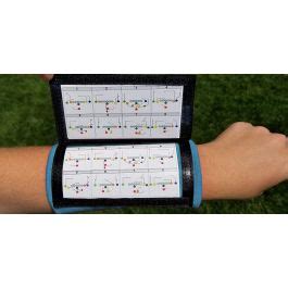 Football Play Wristband Template for Coaches