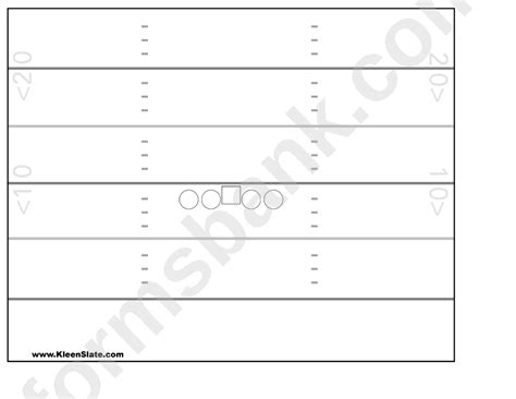 Football Playbook Template Printables Gallery