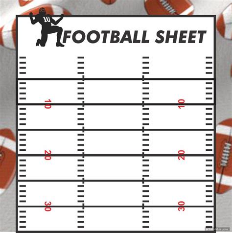 Football Playbook Template Printables Gallery