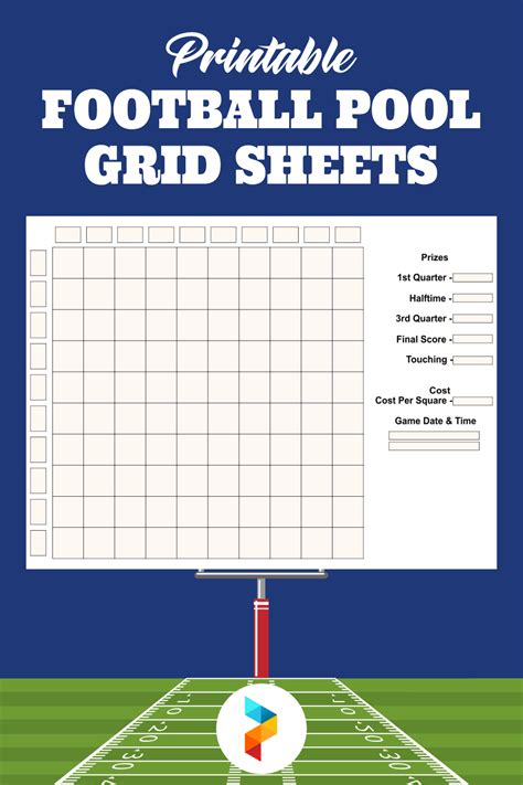 Football Pool Grid Template InDesign