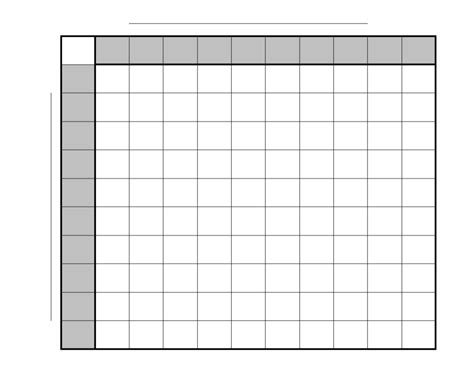 Football Pool Printable Squares Grid for 100 Players