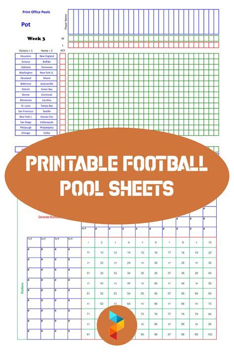 Football Pool Template Download