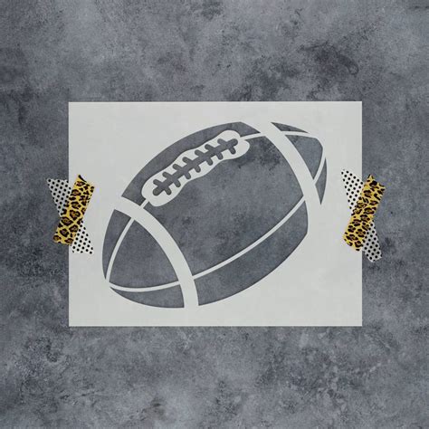 Football Stencil Design Ideas