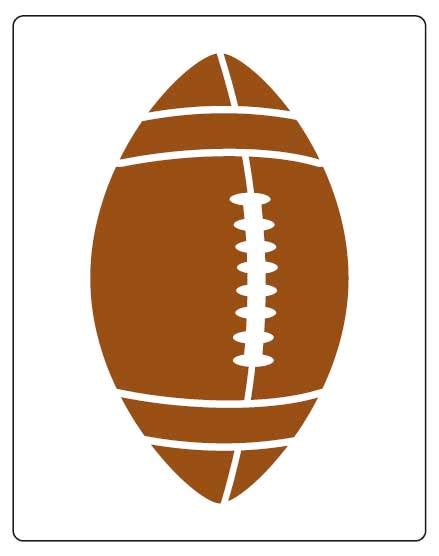 Free Football Stencil Printables