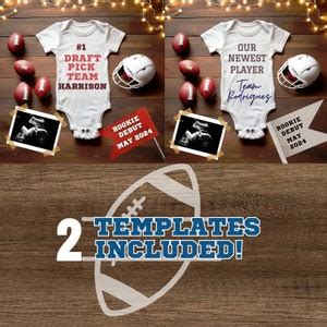 Football-themed pregnancy announcement