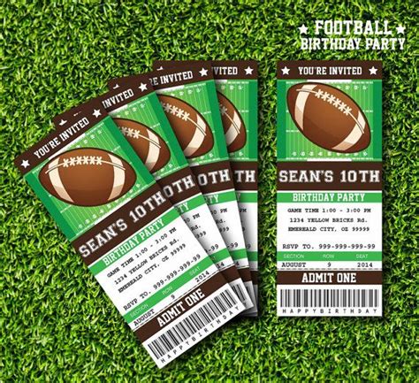 Football Ticket Design Software