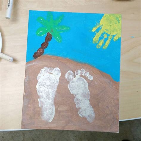 Footprint Art for Preschoolers