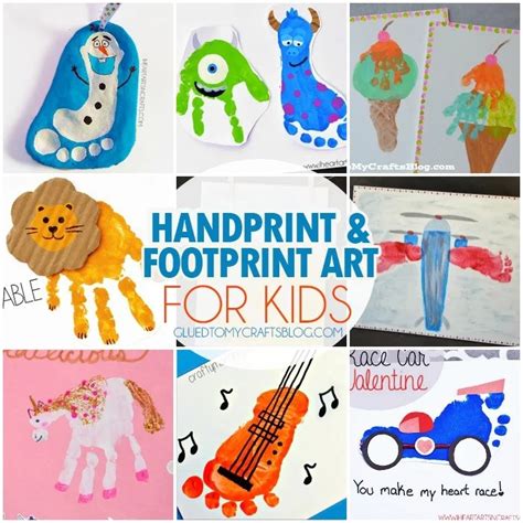 Footprint Art for Toddlers