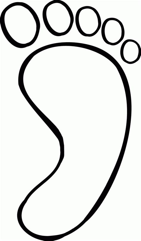 Footprint Outline Printables