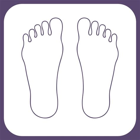 Footprint Outline Printables