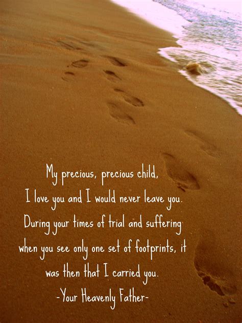 Footprints in the Sand Poem Wallpapers with Quotes