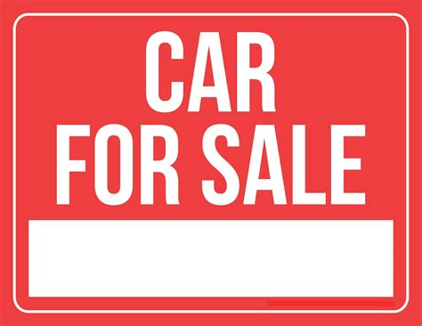 For Sale Sign Template PDF