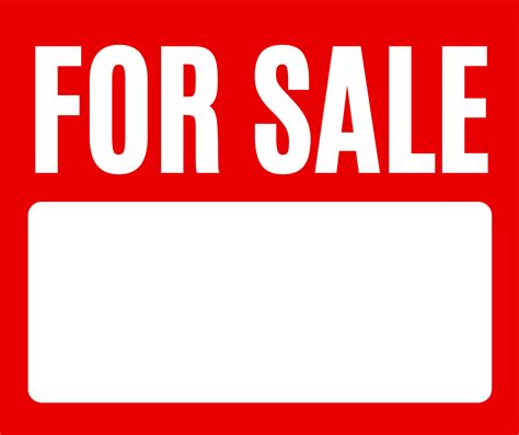 For Sale Sign Templates