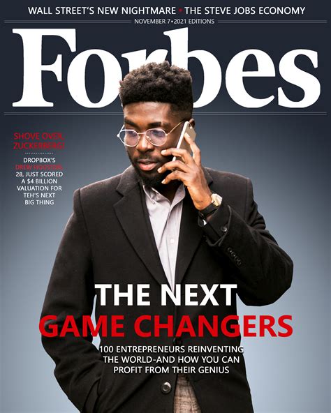 Creating a Forbes Magazine Cover Template with Graphic Design Software