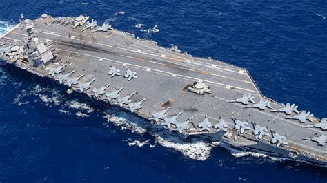 Ford Class Carrier at Sea