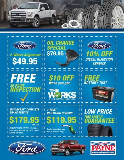 Ford The Works Coupon Redemption