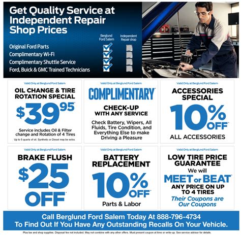 Ford Service Specials