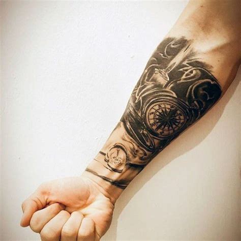 Forearm sleeve tattoo stencils designs