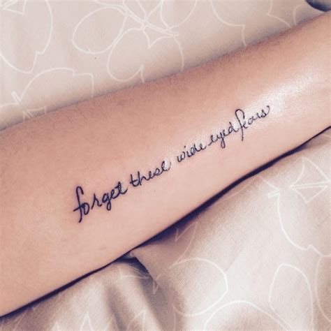 Forearm Tattoo Quote Ideas for Women