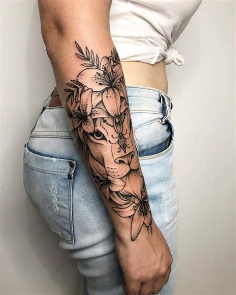 Forearm tattoo sleeve ideas for girls