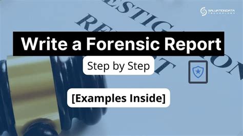 A sample forensic analysis results section