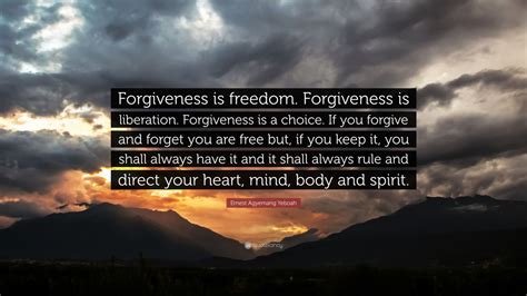 Forgiveness is Liberating