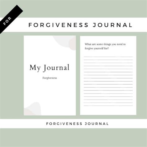 forgiveness journaling