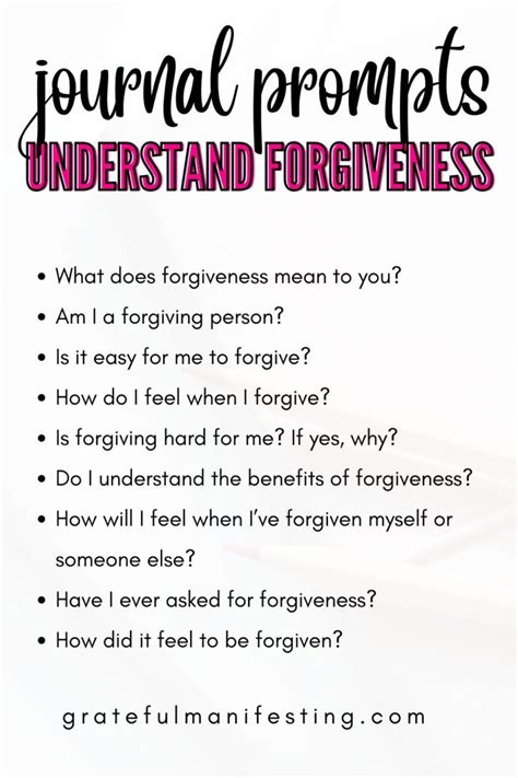 forgiveness prompts